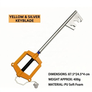 <span class=keywords><strong>Espada</strong></span> <span class=keywords><strong>de</strong></span> Juguete Coleccionable <span class=keywords><strong>de</strong></span> Tamaño Real Roxas Oathkeeper <span class=keywords><strong>de</strong></span> Kingdom Hearts, <span class=keywords><strong>de</strong></span> Alta Calidad, en <span class=keywords><strong>Goma</strong></span> PU - Product Image 2