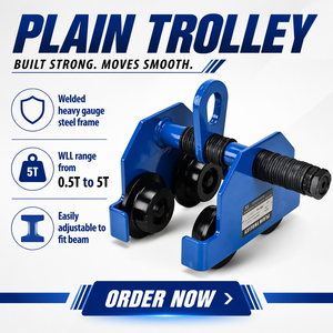 Carretilla para vigas planas Z2LIFTING WLL 0.5T-5T, utilizada para transportar cargas pesadas y/o complicadas, disponible con <span class=keywords><strong>eje</strong></span> simple/<span class=keywords><strong>doble</strong></span> - Product Image 1