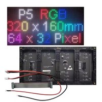 Module d'affichage LED couleur pleine intérieur P5 320x160mm |   Panneau LED polyvalent, luminosité 1200 cd, garantie 1 an, pour les espaces publics, la scène