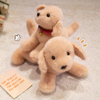 Weiche Plüsch Golden Retriever Hundespielzeuge in Zwei Farben und Drei Größen, Perfekt zum Kuscheln als Geschenke und zur Heimdekoration