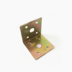 Support d'angle en L pour mobilier, 50 mm, 1,7 mm d'épaisseur, revêtement métallique, pour assemblage de meubles - Product Image 4