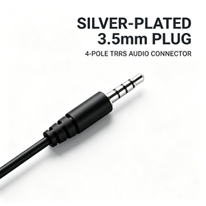Audífonos Intrauditivos Plegables con Cable, Sonido Estéreo, Color Negro, Diseño Compacto y Ligero para Viajes - Product Image 2