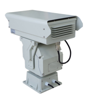 Caméra d'imagerie laser infrarouge HD, surveillance 24h/24, IP66, résistante aux intempéries, 360° °   Caméra PT rotative pour la sécurité des ports, des villes et des forêts