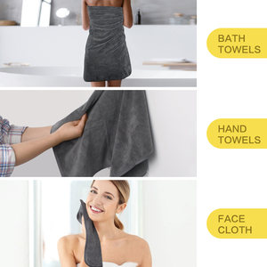 Fabricants En Gros <span class=keywords><strong>Superdry</strong></span> Serviette Éponge En Microfibre Salon Hôtel Spa Serviette De Bain Ensemble - Product Image 5
