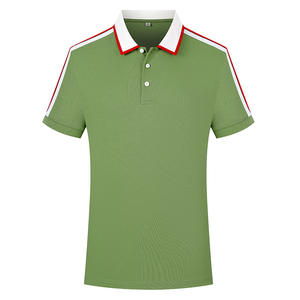 Polo de algodón 100% de alta calidad para hombre, camisa de verano de manga corta con solapa personalizada 5A, ropa de trabajo con estampado de bordado antibacteriano - Product Image 2