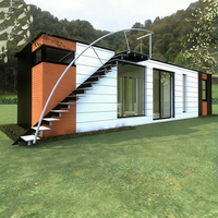 Cabine de jardin portable, design modulaire moderne, résidence privée, assemblage rapide, conteneurs, stations balnéaires, hôtel