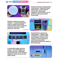 Máquina Expendedora de Imanes para Refrigerador de Fabricación en Fábrica, OEM, ODM, Comercial, de Alta Rentabilidad, Personalizable, con Impresión Automática