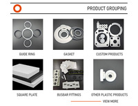 Planche de découpe ronde en PTFE non standard JIN JUN, taille personnalisée, applications industrielles pour machines, emballage, extrusion