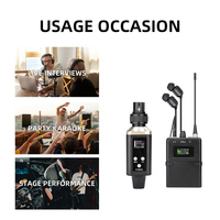 Récepteur émetteur Bodypack de système de moniteur intra-auriculaire sans fil UHF Portable pour scène église studio émetteur-récepteur audio sans fil UHF