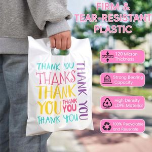 Custom Thank You <b>Bags</b> for Small Business Plastic Shopping Packing <b>Bags</b> for Clothes Shipping - Product Image 5