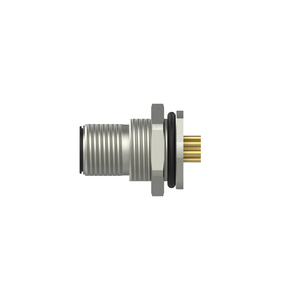 Conector Macho IEC FEAM5R-L, Contactos de Latón/Chapados en Oro y Carcasa de Latón/Niquelada, IP67, 60V, 4A - Product Image 3