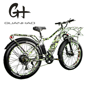 26 "CE 52V 1000W 17AH Batterie Amovible Gros Pneu de Neige Bafang Moteur <span class=keywords><strong>Adulte</strong></span> Hors Route Géant Vélo de Montagne Électrique - Product Image 2