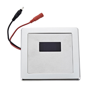 Válvula de descarga con sensor de acero inoxidable DC6V, válvula solenoide empotrada para urinario, diseño minimalista - Product Image 3