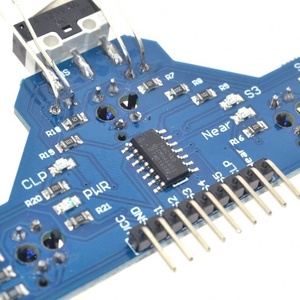 Módulo de seguimiento de cinco vías para electrónica inteligente, sensor de seguimiento con 5 funciones para enviar rutinas TCRT5000 - Product Image 5