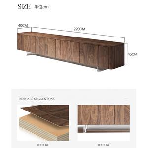 Современный шкаф для телевизора из орехового дерева, лидер продаж, простой дизайн, подставка для телевизора - Product Image 6