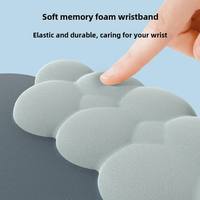 Support de poignet en silicone à mémoire de forme Gradual Cloud pour clavier, idéal pour le bureau, vente en gros.