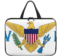 Sac pour ordinateur portable avec drapeau de Trinité-et-Tobago, étui étanche et fin pour ordinateur portable avec fermeture éclair de qualité supérieure, sac portable pour tablette