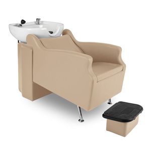 Silla <span class=keywords><strong>de</strong></span> <span class=keywords><strong>Lavado</strong></span> <span class=keywords><strong>de</strong></span> Cabello Color Beige en Oferta, Muebles <span class=keywords><strong>de</strong></span> Salón <span class=keywords><strong>de</strong></span> Belleza con Lavabo para Peluquerí<span class=keywords><strong>a</strong></span> - Product Image 4