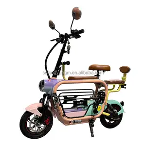 फैक्टरी हॉट बिक्री इलेक्ट्रिक स्कूटर 15 महिला ई साइकिल पालतू वयस्कों के लिए 12 इंच छोटी महिला इलेक्ट्रिक सिटी बाइक