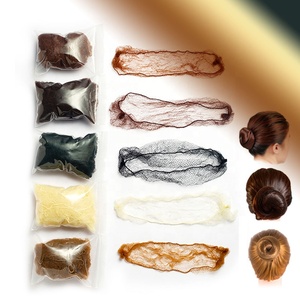 <span class=keywords><strong>Filet</strong></span> à cheveux <span class=keywords><strong>Invisible</strong></span> de couleur Blonde noire, ouverture élastique de 5mm 20 pouces, <span class=keywords><strong>filet</strong></span> à cheveux en maille pour perruque, <span class=keywords><strong>filet</strong></span> à cheveux de danse pour petits pains filets à cheveux en Nylon - Product Image 1