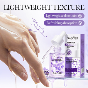 SADOER Nueva <span class=keywords><strong>Esencia</strong></span> Hidratante de Pétalos de <span class=keywords><strong>Lavanda</strong></span> 30ml, Repone la Hidratación, Calma, Estabiliza, Absorción Rápida, Productos para el Cuidado Facial - Product Image 5