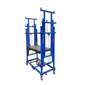 Plataforma de Trabajo Móvil con Elevador de Brazo para Andamios de Construcción Kellen, Plataforma Hidráulica de Elevación de Acero - Product Image 1