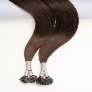 จัสมินบิวตี้ ขายส่ง ราคาพิเศษ เคราตินอิตาลี ต่อผมแบบ Pre Bonded ผมแท้ยุโรป Remy Double Drawn แบบปลายแบน - Product Image 6