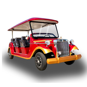 1 coche <span class=keywords><strong>de</strong></span> Golf Clásico <span class=keywords><strong>de</strong></span> 6 asientos Moke eléctrico estilo británico - Product Image 1