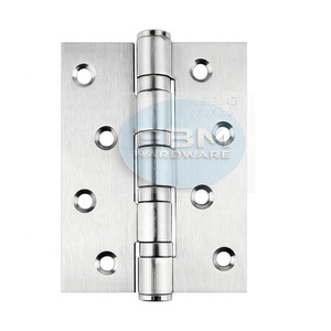 Charnières de porte modernes en satin brossé à <span class=keywords><strong>4</strong></span> roulements à billes, charnières de porte et de fenêtre en acier inoxydable 201 304 4x3 - Product Image 2