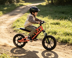Moto électrique tout-terrain pour enfants haute vitesse Babey+ <span class=keywords><strong>Max</strong></span> 35KM/H, 210MM de garde au sol, amortissement complet, mini moto de trail 1500W - Product Image 1