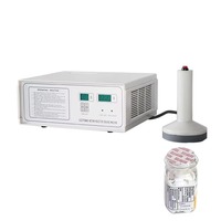 Scelleuse à induction semi-automatique électrique de bureau DGYF-S500A pour bouteilles de boissons et sacs, paramètres réglables, en aluminium