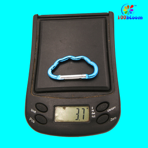Trung Quốc nhà máy phần cứng bán buôn mới nhất phong cách quảng cáo Keychain đám mây hình Carabiner Clip nhôm móc - Product Image 6