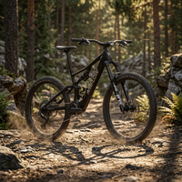 Vélo de montagne électrique Amflow PX Carbon 2026, géométrie Enduro professionnelle, stable à haute vitesse, agile dans les virages serrés