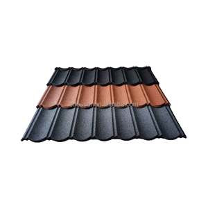 Tuiles de toit en métal revêtues de pierre de bardeau épais moderne résistant aux intempéries <span class=keywords><strong>Zinc</strong></span> aluminium <span class=keywords><strong>ardoise</strong></span> pour la <span class=keywords><strong>toiture</strong></span> d'atelier d'hôtel d'appartement - Product Image 4