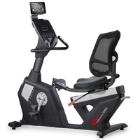 Bicicleta de Ejercicio Reclinada Magnética, Bicicleta de Entrenamiento Deportivo para Interiores, Equipo de Gimnasio para Entrenamiento de Piernas, Bicicleta Reclinada para Ejercicio