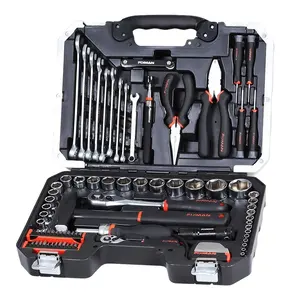 FIXMAN Best bewerteter hochwertiger Steckschlüssels atz Mechaniker 84PCS Werkzeugs atz Hardware-Werkzeugs atz