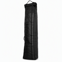Sac de ski rembourré imperméable avec roulettes, grande capacité, sac de voyage double pour le ski, pour les voyages en avion, sac à roulettes durable pour équipement de ski