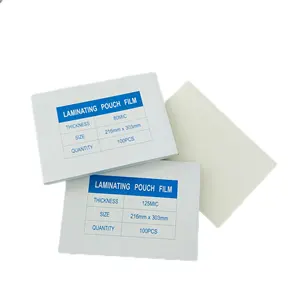 Scratch Resistant A5 PET Hot Laminating Cover Protective Pouch