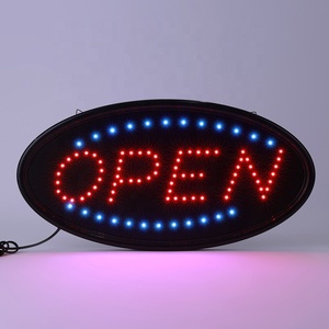 ABIERTO LED Display <b>Board</b> Logo <b>Light</b> Sign <b>Board</b> for Indoor Advertising 48x25CM Aspect Ratio IP05 Weather Resistant Wall-Mounted - Product Image 4