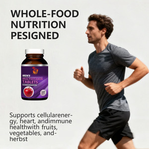 Tabletas multivitamínicas de alta calidad para hombres con vitamina A y vitamina C que apoyan un metabolismo saludable y promueven una energía sostenida. - Product Image 5