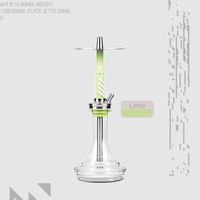 Best-seller transfrontalier : Ensemble de chicha portable moderne avec bol en silicone, kit de chicha de style arabe