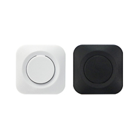Mini Control Remoto RF 433.92MHz Impermeable con Indicador LED, Funciona con Pilas AAA, Interruptor Universal de Copia para Luz, Alarma, Timbre y Sonería