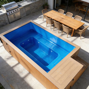 Piscina Divertida con Azulejos de Colores Brillantes y Características Interactivas de Juego Acuático - Product Image 4