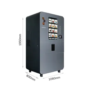 Vente directe d'usine bonne qualité nouveau design système de paiement par pièces grand distributeur automatique de café pour hôtel