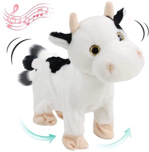 Juguete de Peluche de <span class=keywords><strong>Vaca</strong></span> Eléctrica Rock & Roll con Música, Interactivo, Animado, que se Mueve, Regalo - Product Image 1