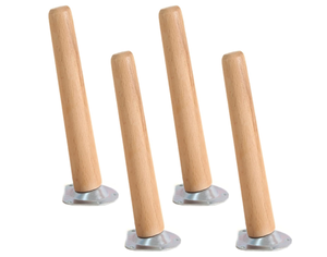 Patas de Muebles de Madera de Caucho Sólido Cónico Hechas en Vietnam - Product Image 1