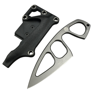 Cuchillo de Bolsillo EDC <span class=keywords><strong>BOKER</strong></span>, Cuchillo Pequeño de Hoja Fija con Mango de Acero 440C y Funda de ABS, Cuchillos Mini Tácticos de Supervivencia para Exteriores - Product Image 1