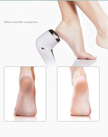 Lime à pied électrique pour pédicure Tête de rouleau interchangeable Meuleuse à pied électrique Dissolvant de callosités avec affichage LED