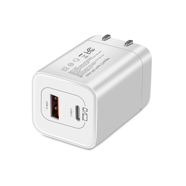45W PD Super Fast USB-C Folding Wall Adapter with OVP Protection Quick Charging Block for Galaxy S24 iPhone and More