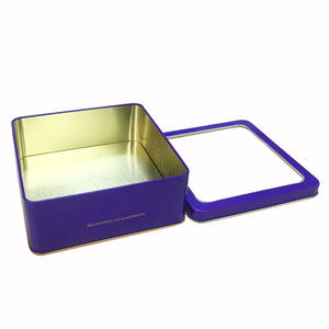 <span class=keywords><strong>Petite</strong></span> boîte carrée <span class=keywords><strong>en</strong></span> métal, emballage alimentaire, boîte <span class=keywords><strong>en</strong></span> fer-blanc, emballage de thé personnalisé, boîte <span class=keywords><strong>en</strong></span> fer-blanc, pour les collations - Product Image 2